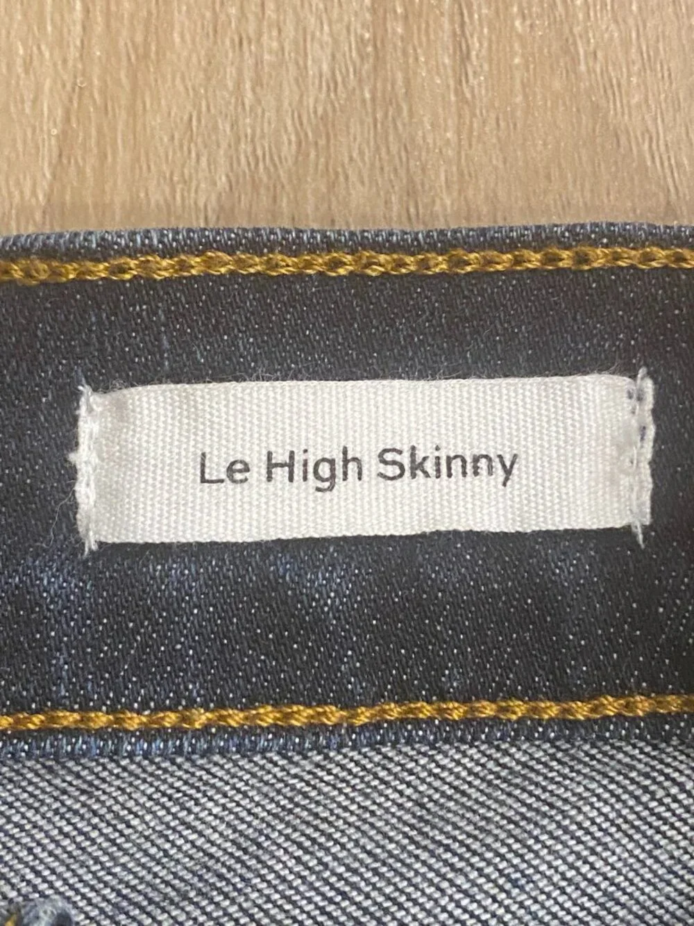 FRAME Le High Skinny Jeans Dark Wash High Rise Stretch 25